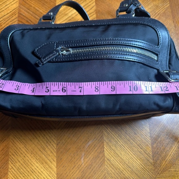 Prada Bauletto Black Nylon Leather Shoulder Bag With
Authentication Card - Picture 5 of 15